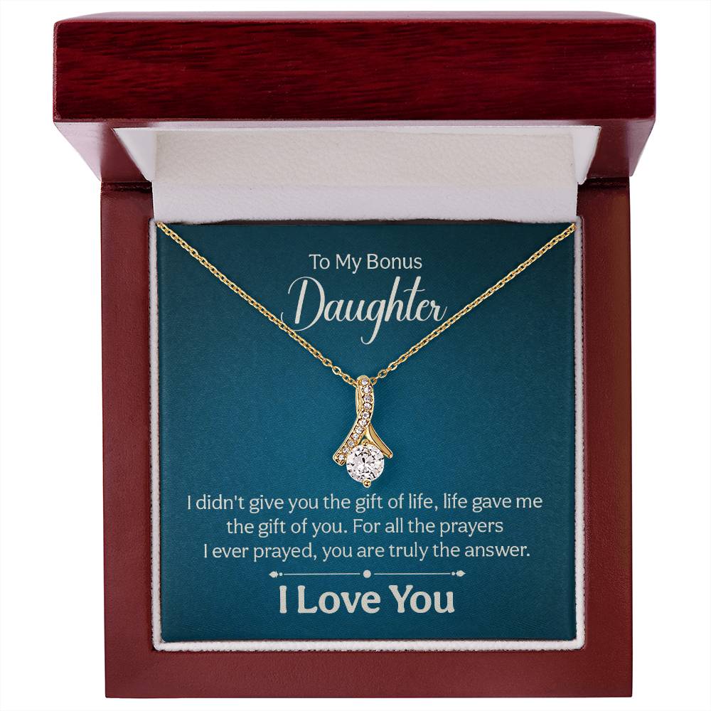 Alluring Beauty Necklace - To My Bonus Daughter