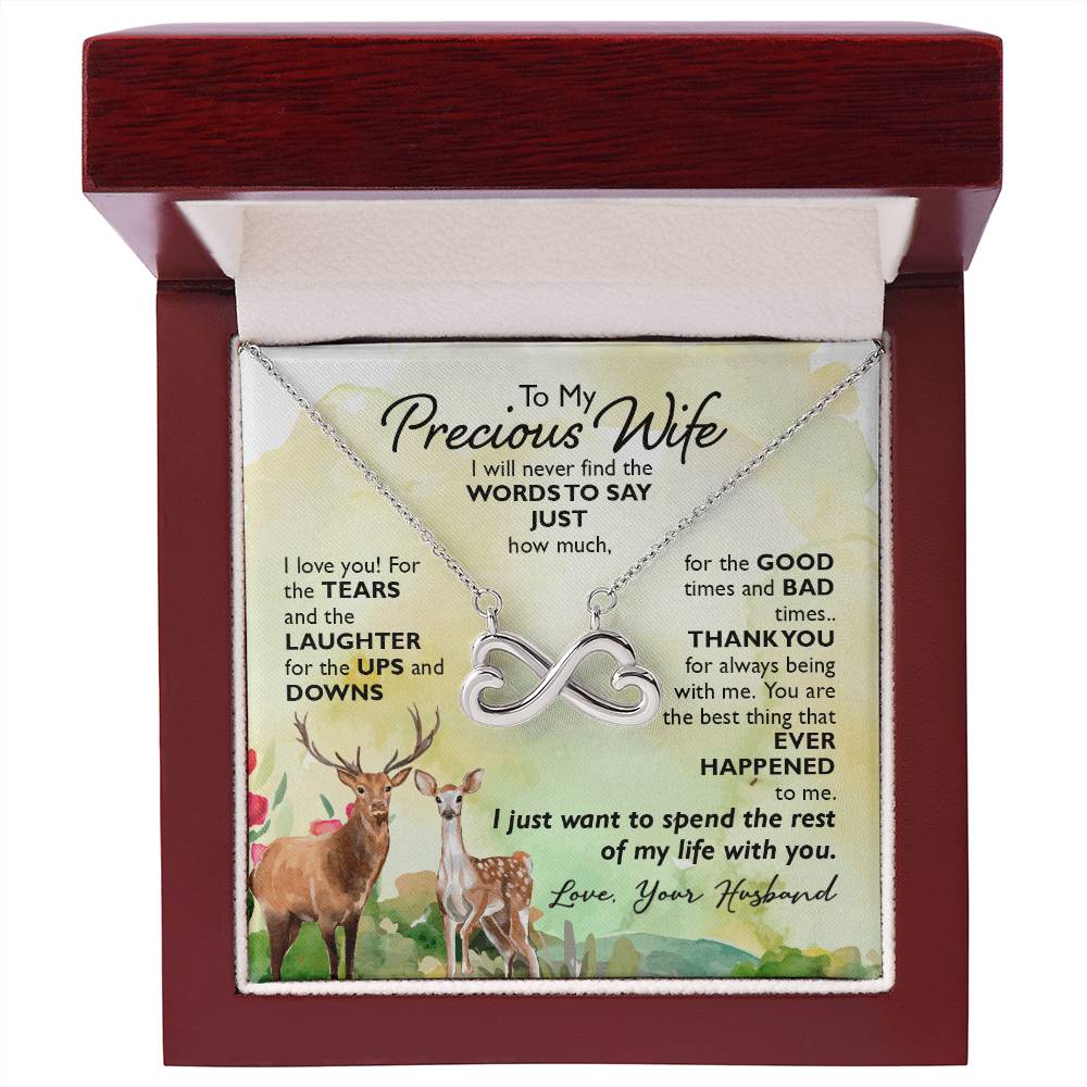 Endless Love Necklace - To My Precious Wife