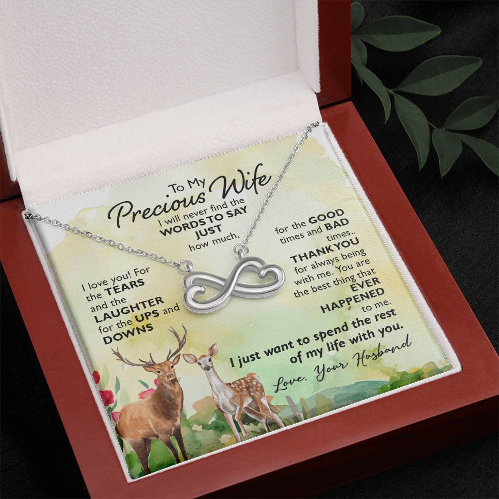 Endless Love Necklace - To My Precious Wife