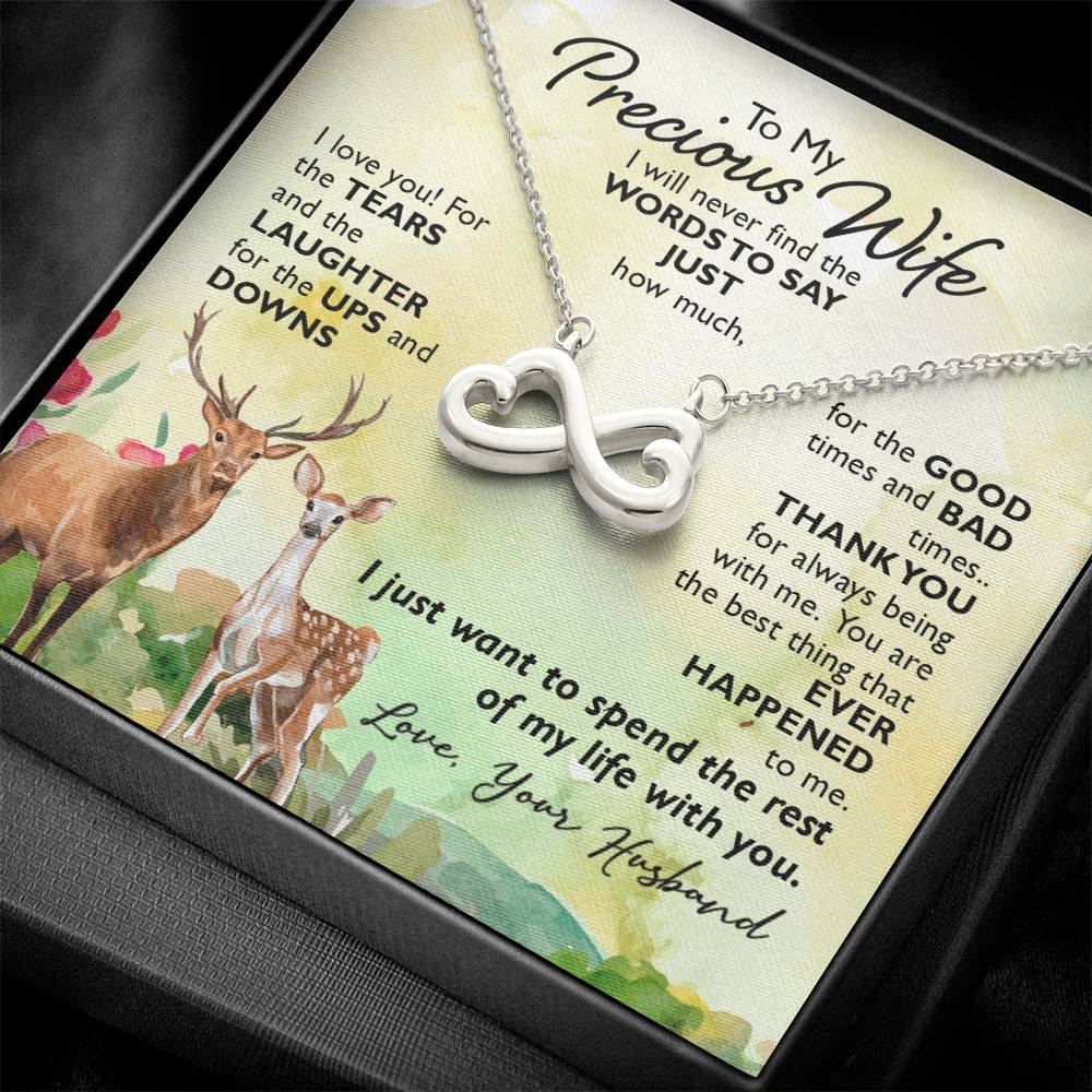Endless Love Necklace - To My Precious Wife
