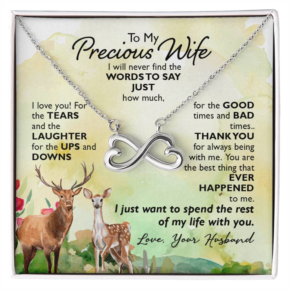 Endless Love Necklace - To My Precious Wife