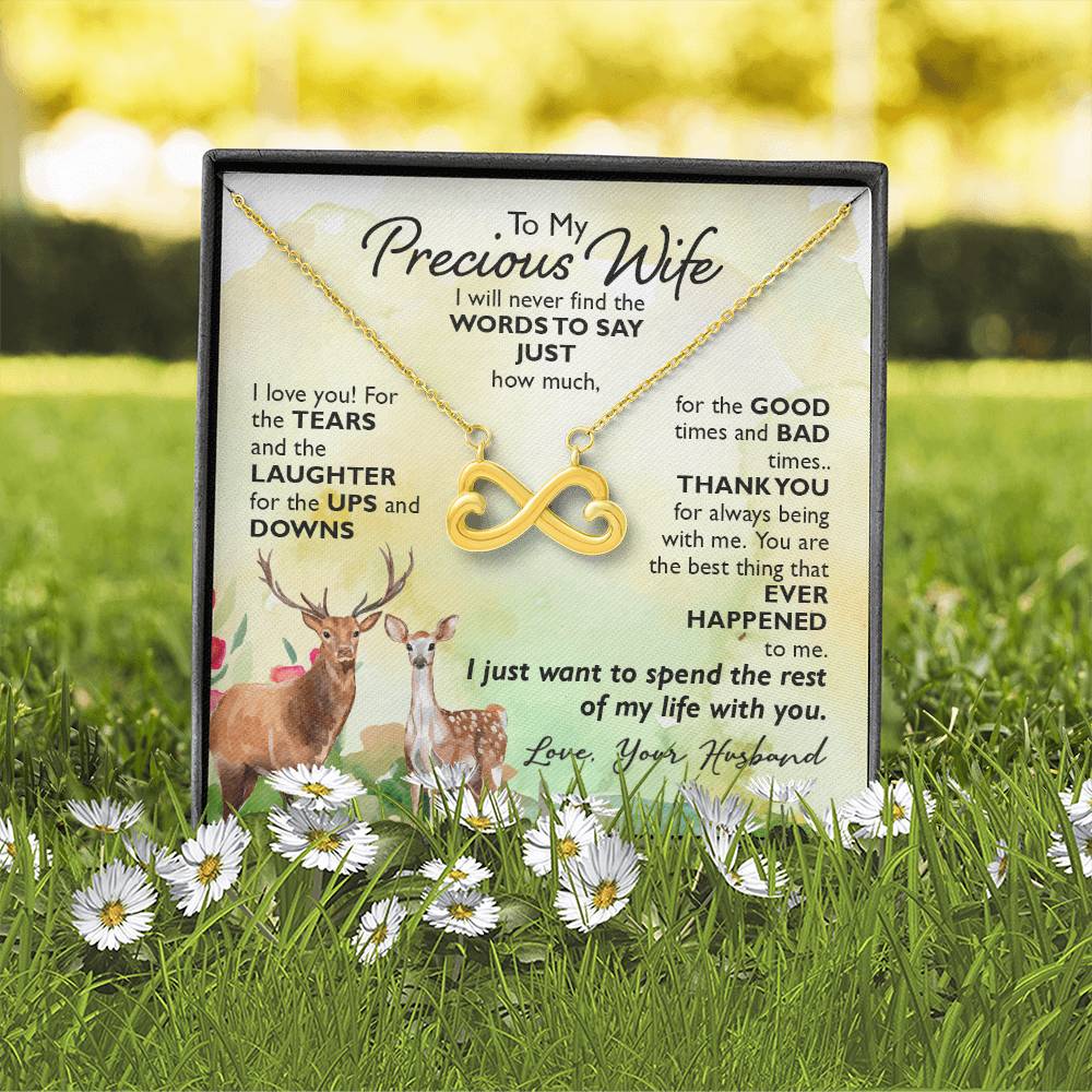 Endless Love Necklace - To My Precious Wife