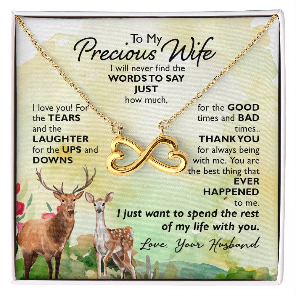 Endless Love Necklace - To My Precious Wife